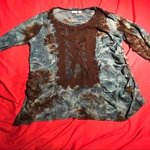 Beautiful blue blouse